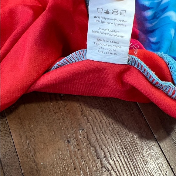 Limeapple tie dye heart one piece swim suit girls 5 bathing suit - Picture 9 of 9